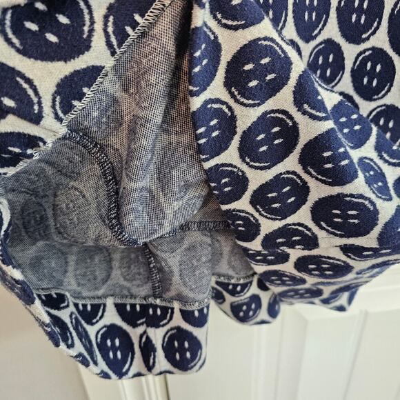 Lilly Pulitzer Jonah Sweater Dress Womens Small Blue Button Knit Short Preppy - Picture 6 of 9